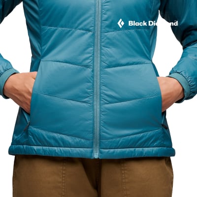 【Black Diamond】 Women's Solution 2.0 Jacket 女款保暖外套 PrimaLoft® 霧藍6